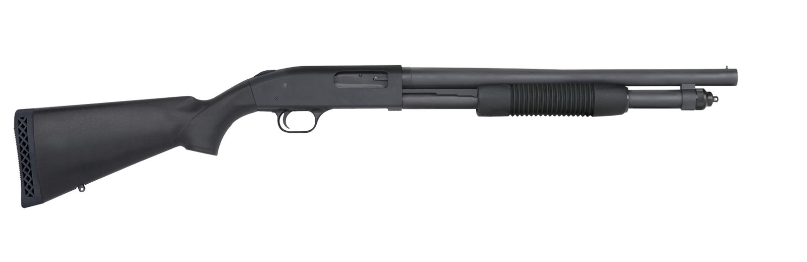 MOSSBERG 590 12/18.5 BL/SY 7SH BEAD SGT