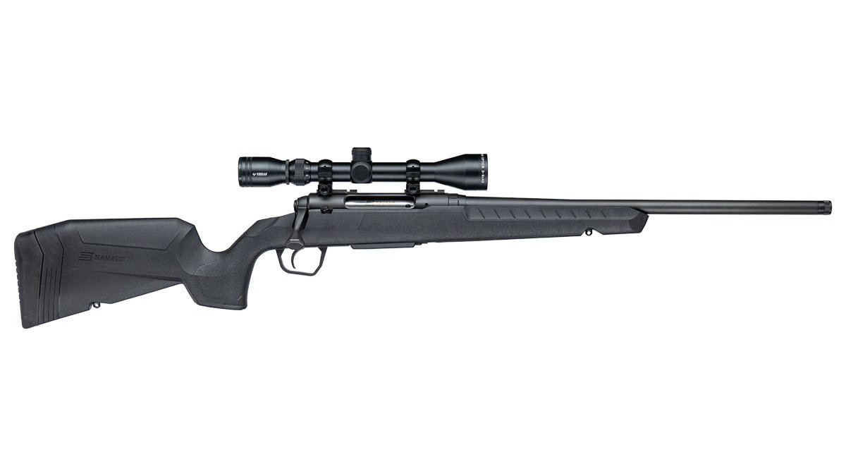 SAVAGE ARMS AXIS 243WIN BL/SYN 20" PKG TB