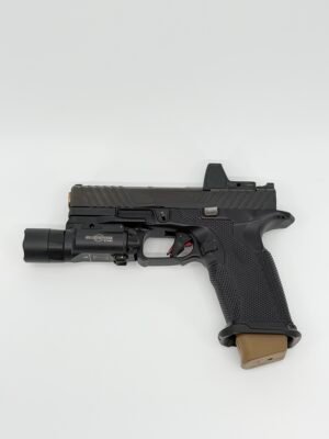 Used Zev Technologies OZ9 Hypercomp w/ Icarus Precision Grip, Trijicon RMR and Surefire X300T