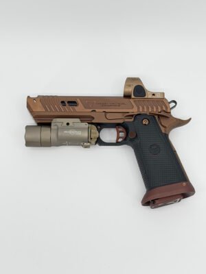 Taran Tactical Sand Viper w/ Trijicon FDE SRO 1 MOA and Surefire X300T FDE