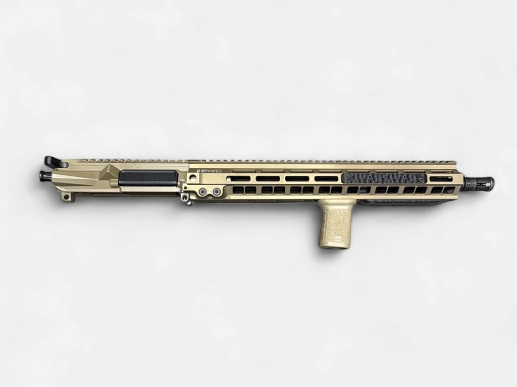 16" FDE Aero upper & Geissele rail